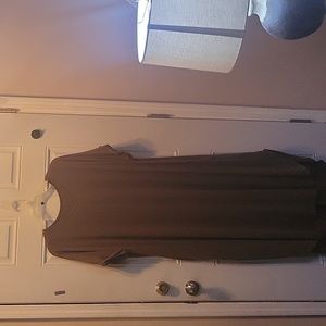Dark green maxi dress size 3x NWOT V neck